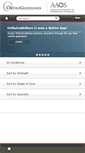 Mobile Screenshot of orthoguidelines.org